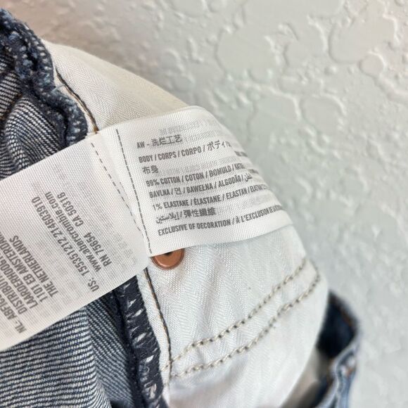 Abercrombie & Fitch The 90's Slim Straight Ultra High Rise Size 28/6S - Picture 4 of 4